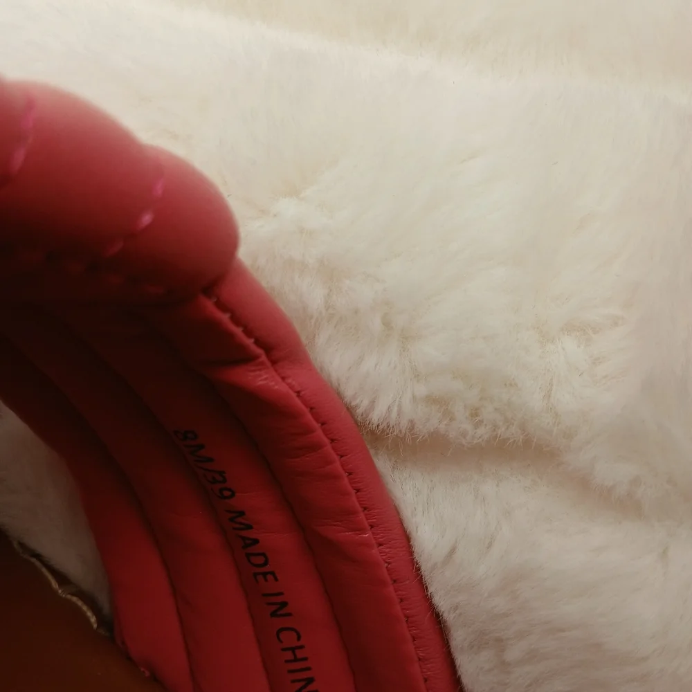 NWOT-Vince Camuto Women’s Pink Leather Slide Sandals Size 8 | - Picture 7 of 9